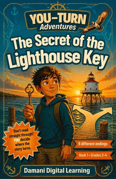 YOU-TURN Adventures Book 1: The Secret of the Lighthouse Key cover